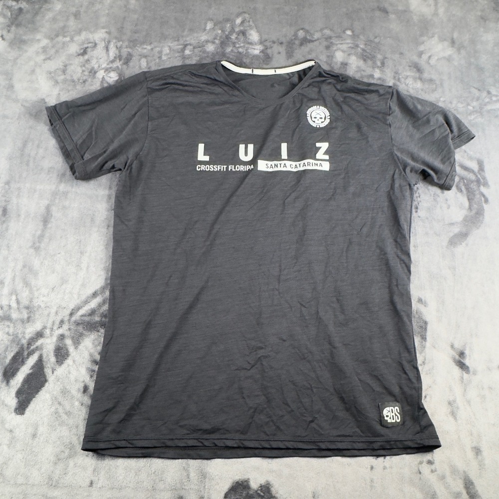 Crossfit‎ Floripa T-Shirt Mens Medium Grey Luiz Santa Catarina Brazil Athletic